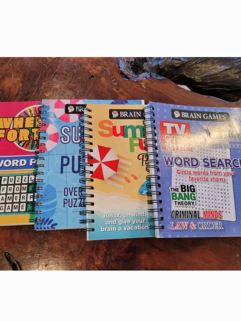4 Brain Games Puzzle Books- Brand New